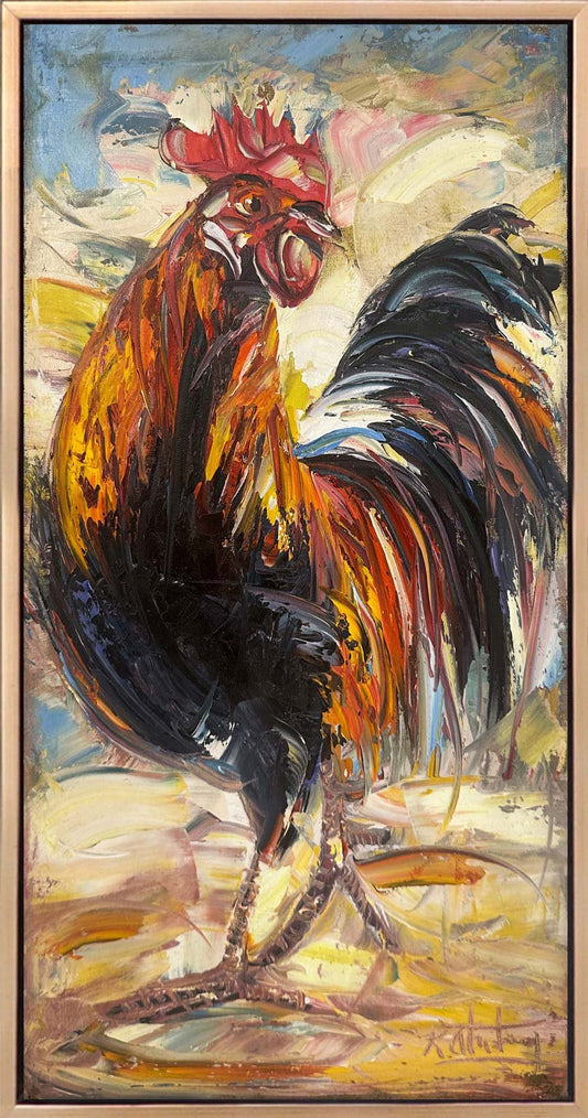 Güneşin Habercisi Yağlı Boya Tablosu