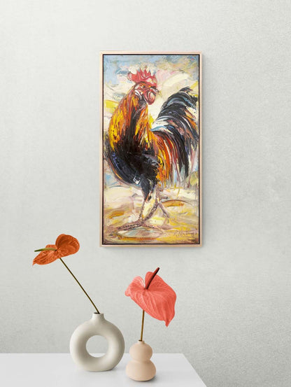 Güneşin Habercisi Yağlı Boya Tablosu