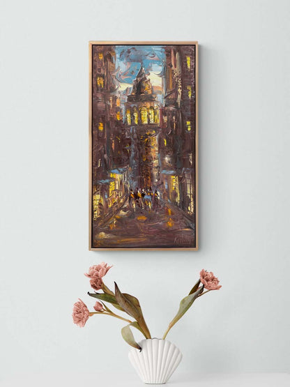 Galata'nın Ruhunda Yağlı Boya Tablosu