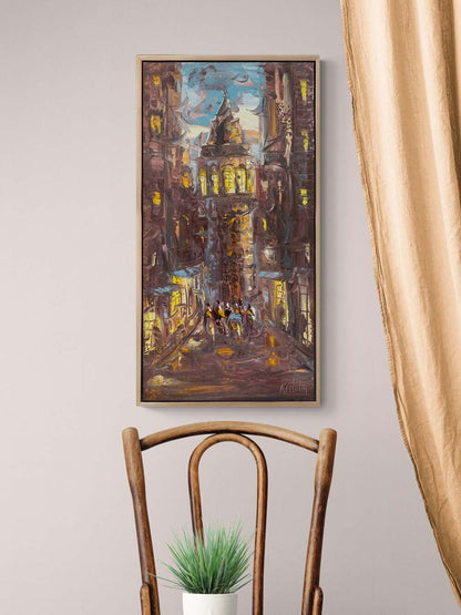 Galata'nın Ruhunda Yağlı Boya Tablosu