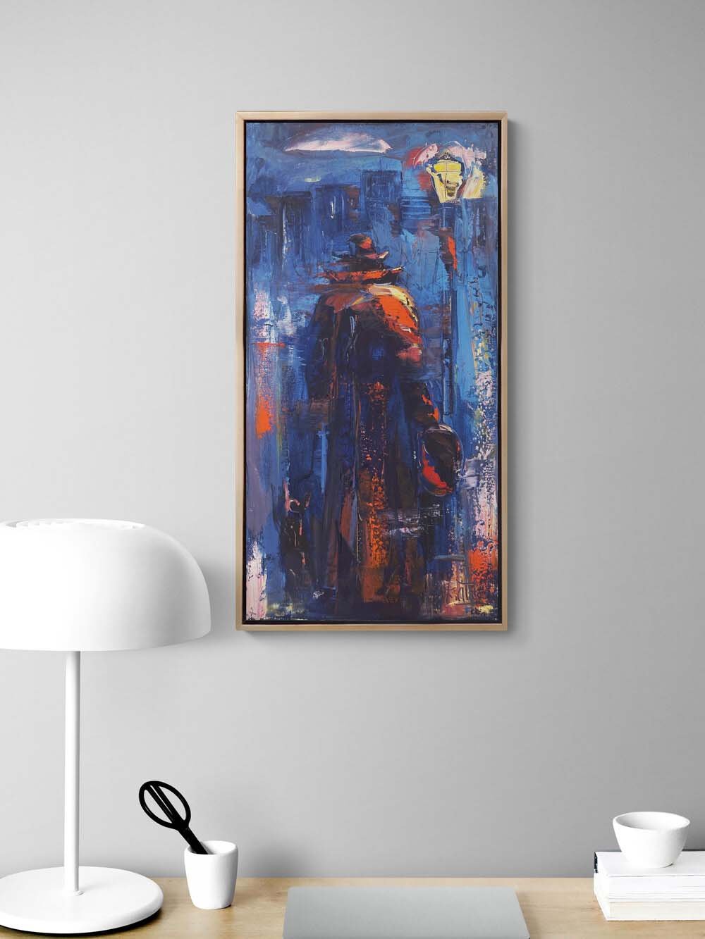 Gecenin Yanlızlığı Yağlı Boya Tablosu