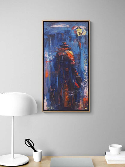 Gecenin Yanlızlığı Yağlı Boya Tablosu