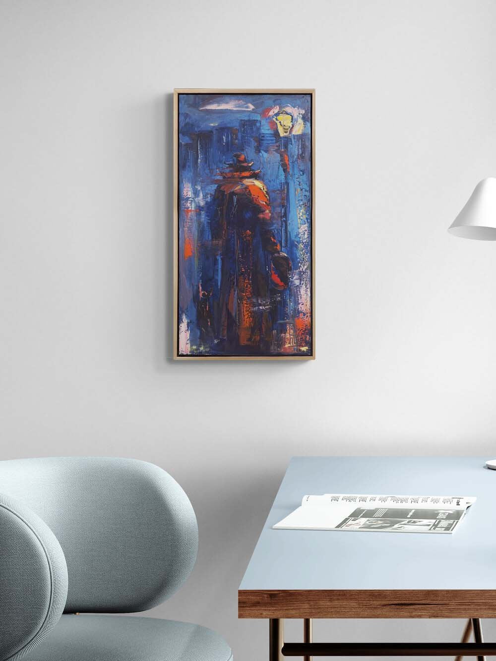 Gecenin Yanlızlığı Yağlı Boya Tablosu