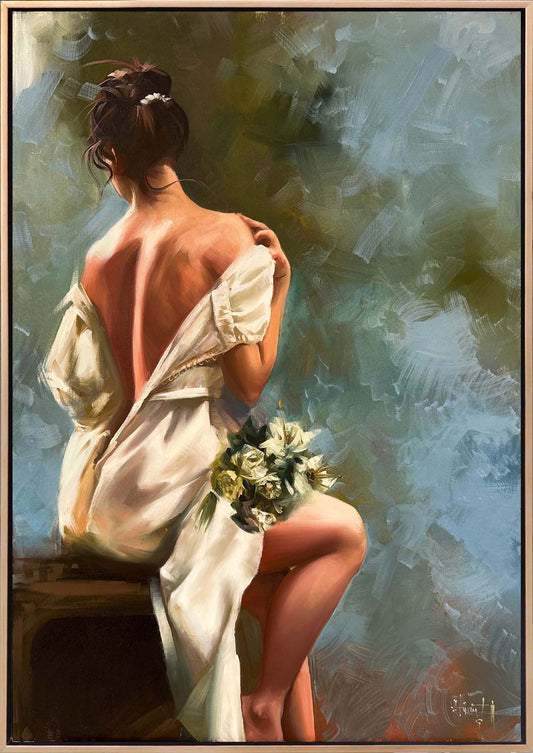 Beyazın Masumiyeti Yağlı Boya Tablosu