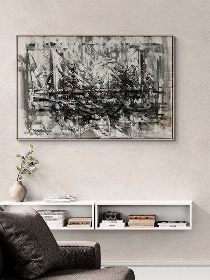 Gizemli Akış Yağlı Boya Tablosu