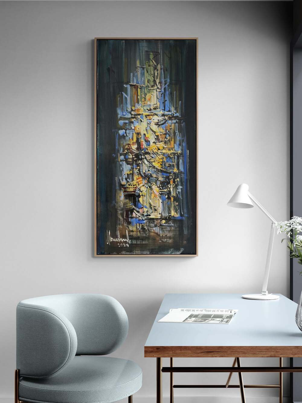 Kaos ve Denge Yağlı Boya Tablosu