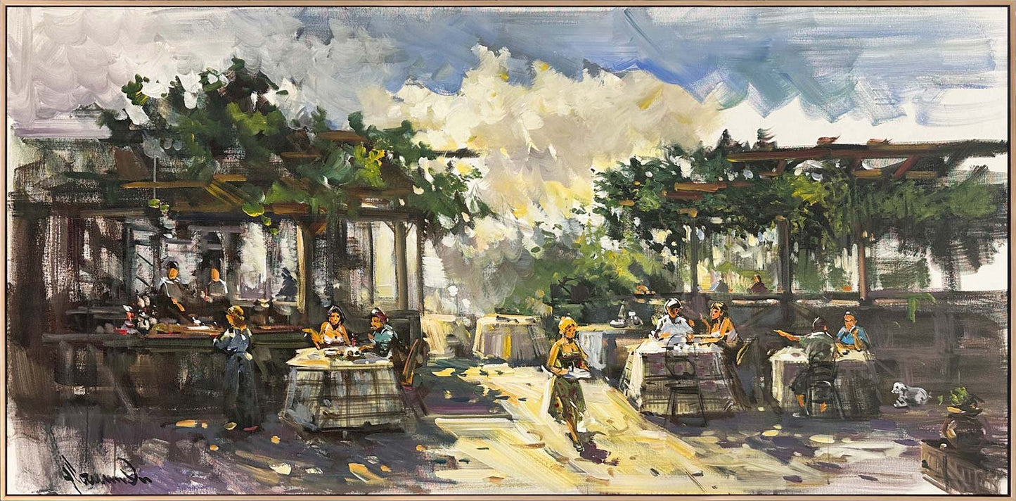 Kahve ve Anılar Yağlı Boya Tablosu