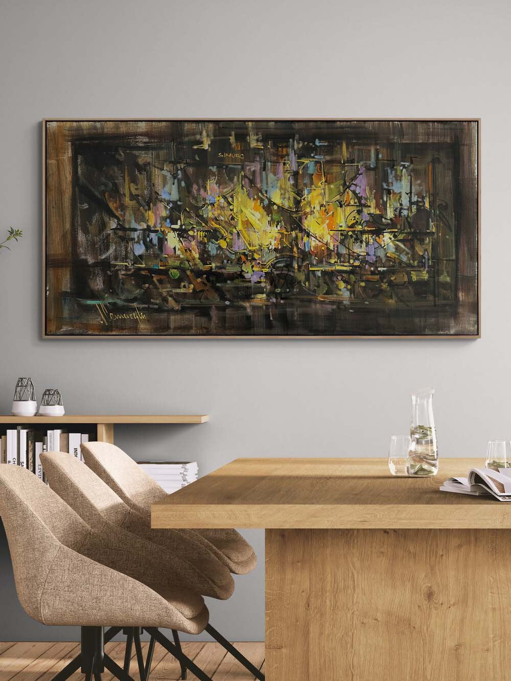 Sessizliğin Tadı Yağlı Boya Tablosu