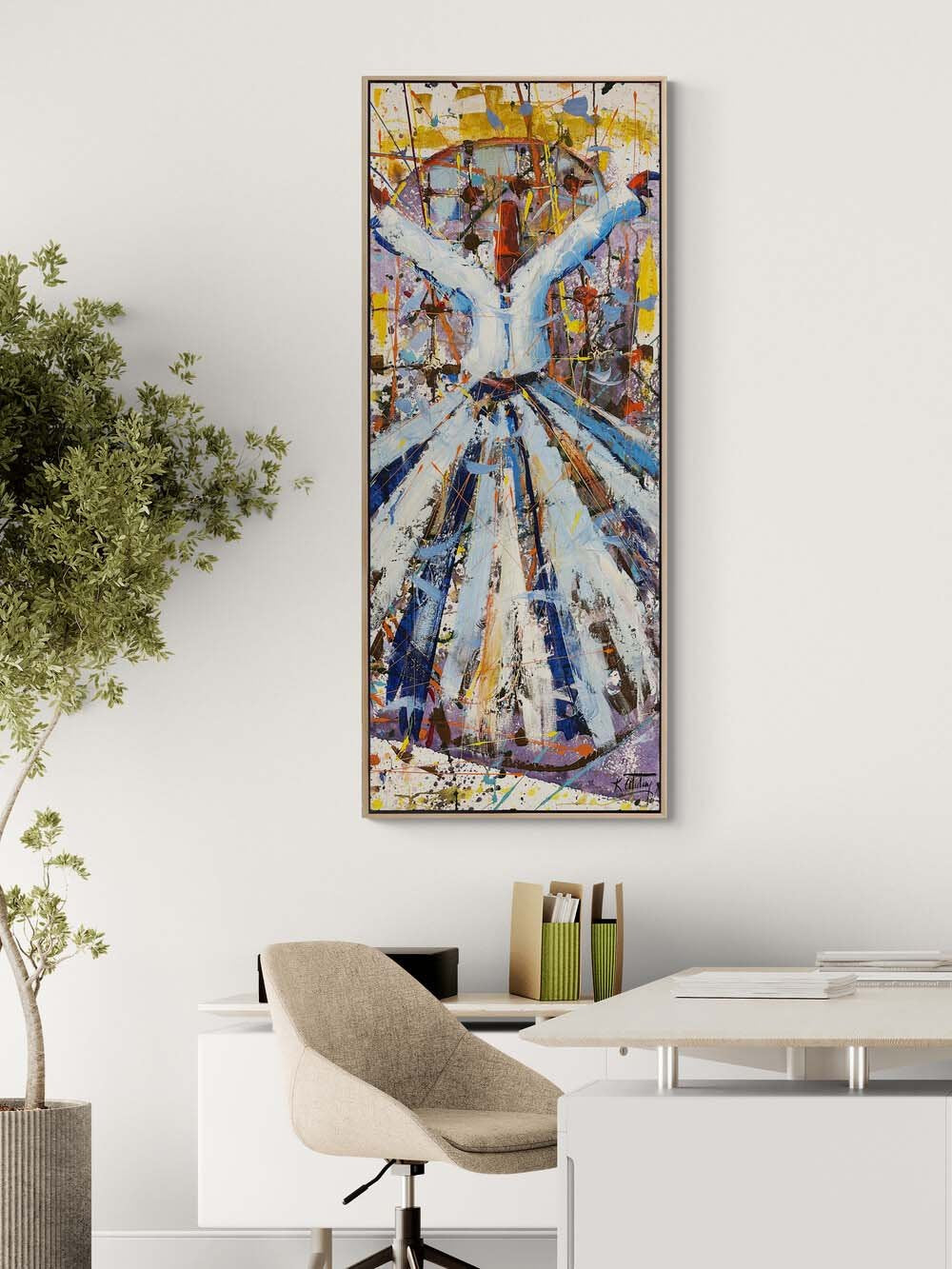 Sessiz Zikir Yağlı Boya Tablosu