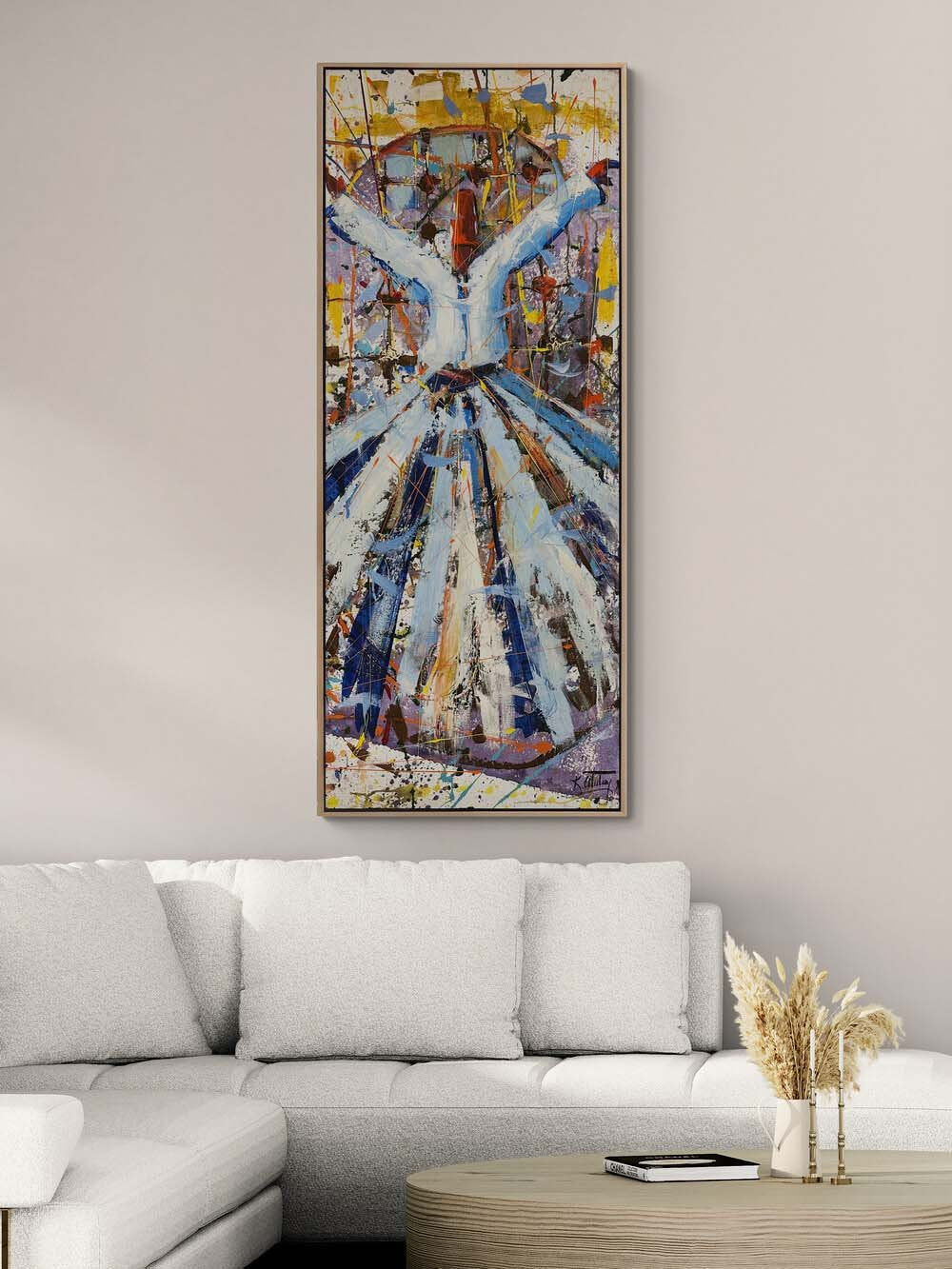 Sessiz Zikir Yağlı Boya Tablosu