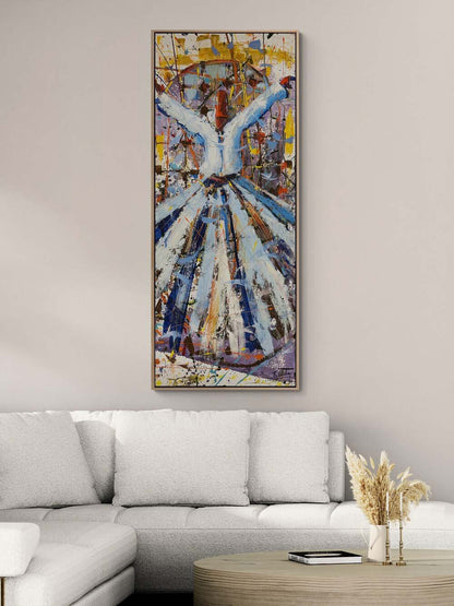 Sessiz Zikir Yağlı Boya Tablosu