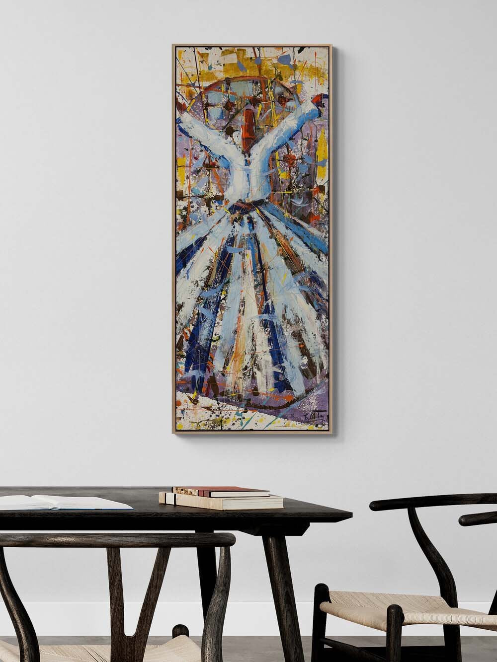 Sessiz Zikir Yağlı Boya Tablosu