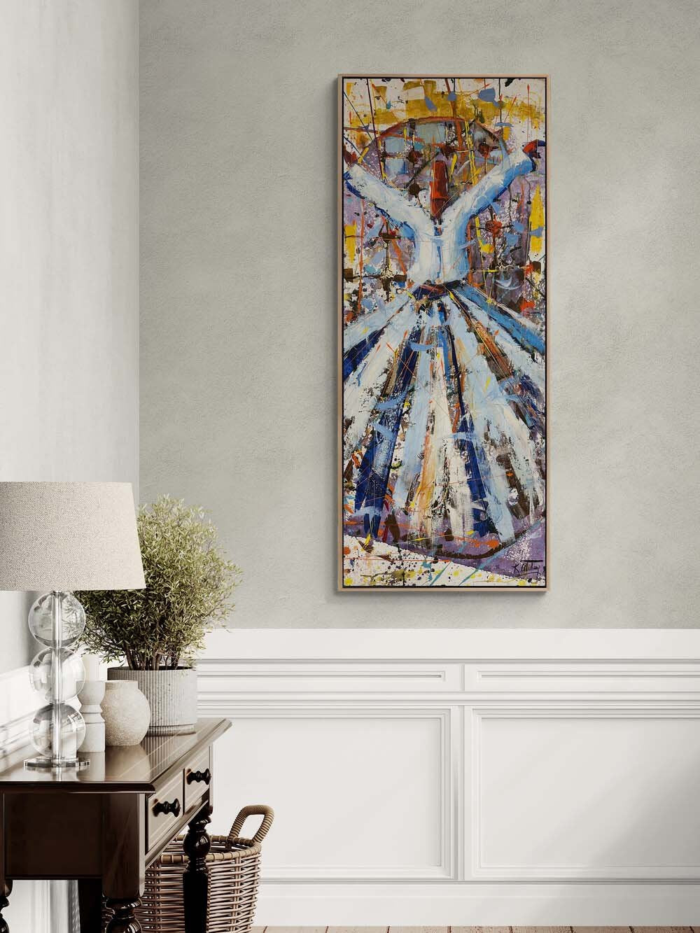 Sessiz Zikir Yağlı Boya Tablosu