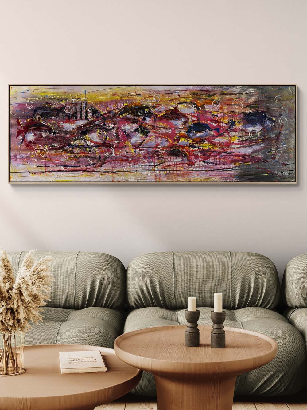 Ruhun Akışı Yağlı Boya Tablosu