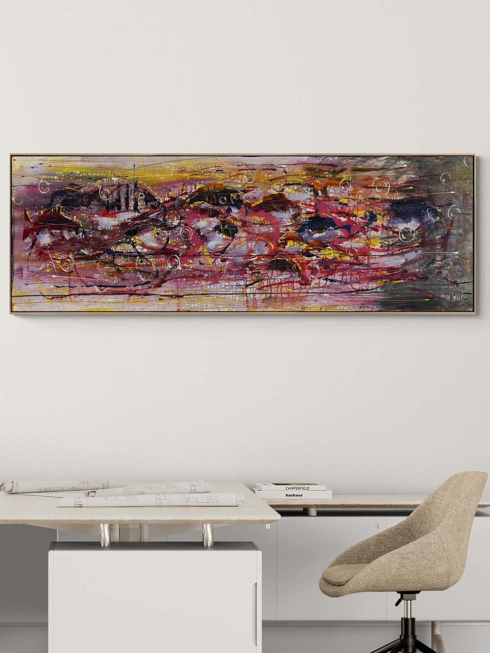 Ruhun Akışı Yağlı Boya Tablosu