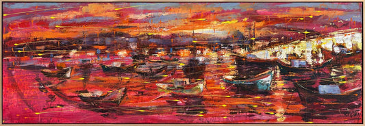 İstanbul Kızılı Yağlı Boya Tablosu