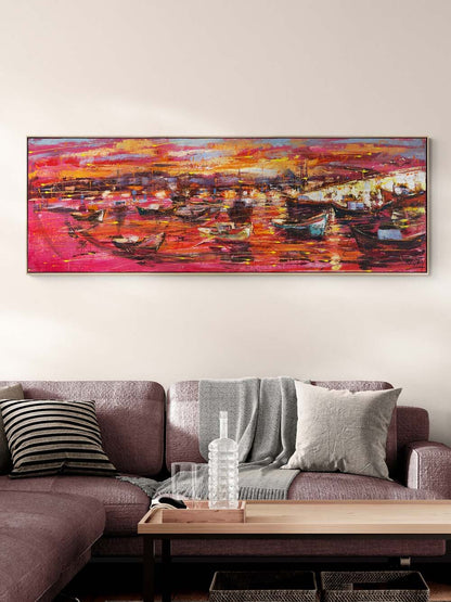 İstanbul Kızılı Yağlı Boya Tablosu