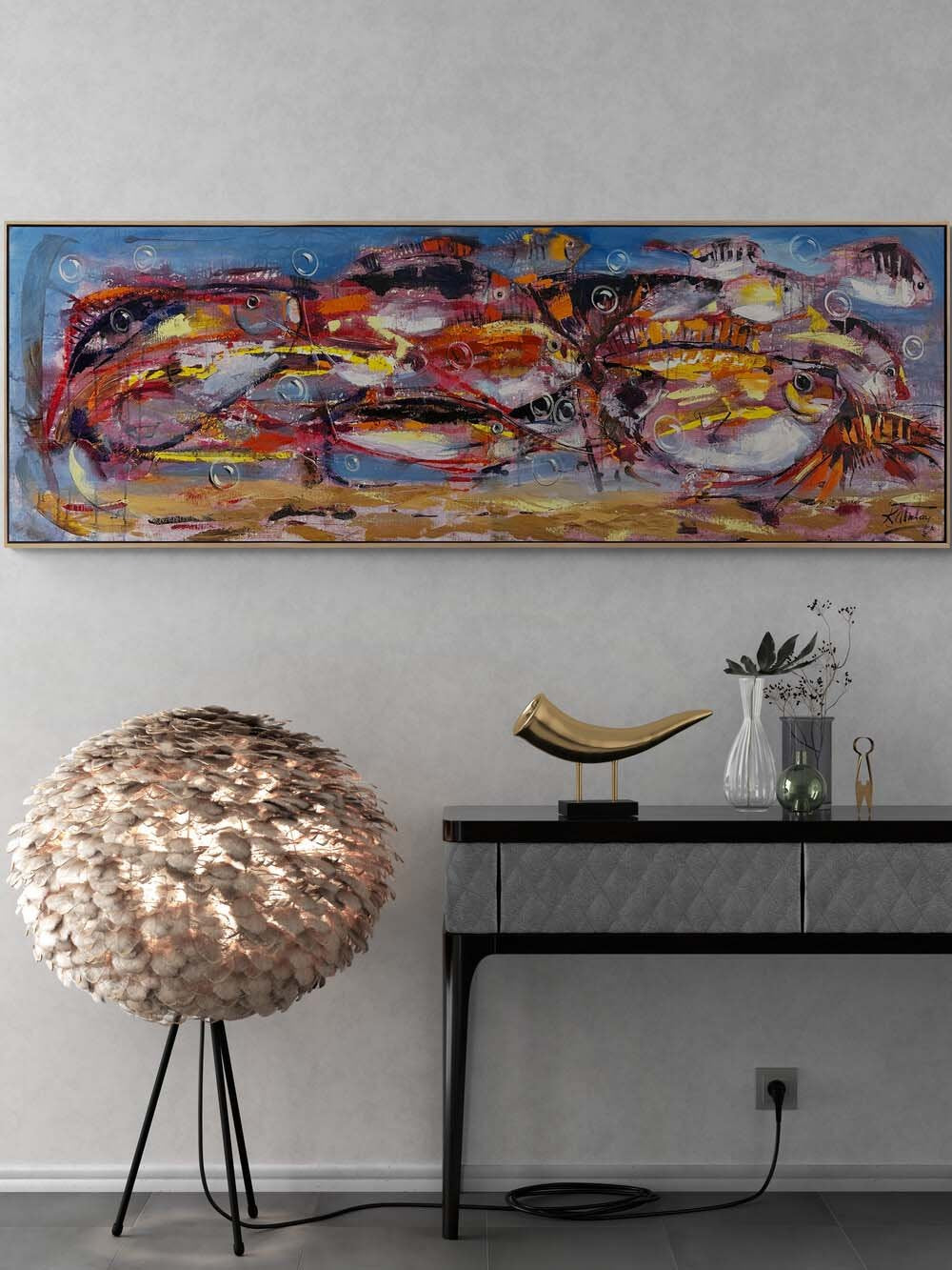 Suyun Sessizliği Yağlı Boya Tablosu