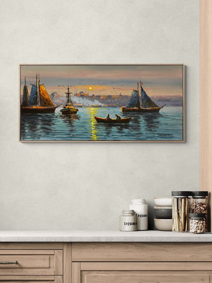 Boğaz’ın Sırları Yağlı Boya Tablosu