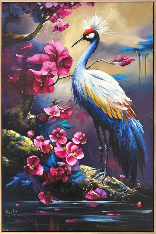 Bir Tavus Kuşunun Rüyası Yağlı Boya Tablosu