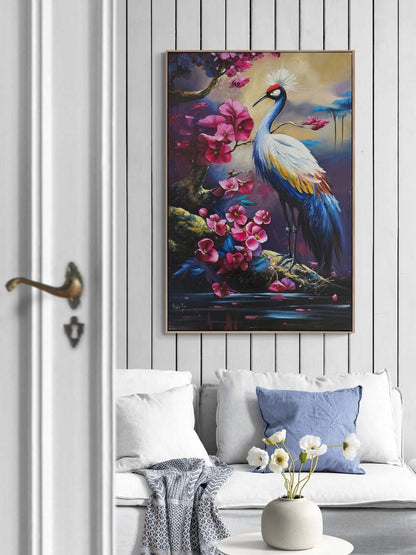 Bir Tavus Kuşunun Rüyası Yağlı Boya Tablosu