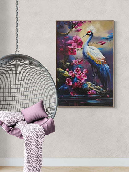 Bir Tavus Kuşunun Rüyası Yağlı Boya Tablosu