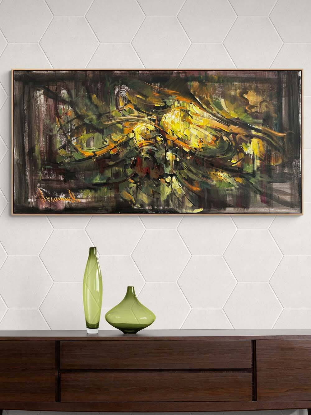 Görünmeyen Dünya Yağlı Boya Tablosu