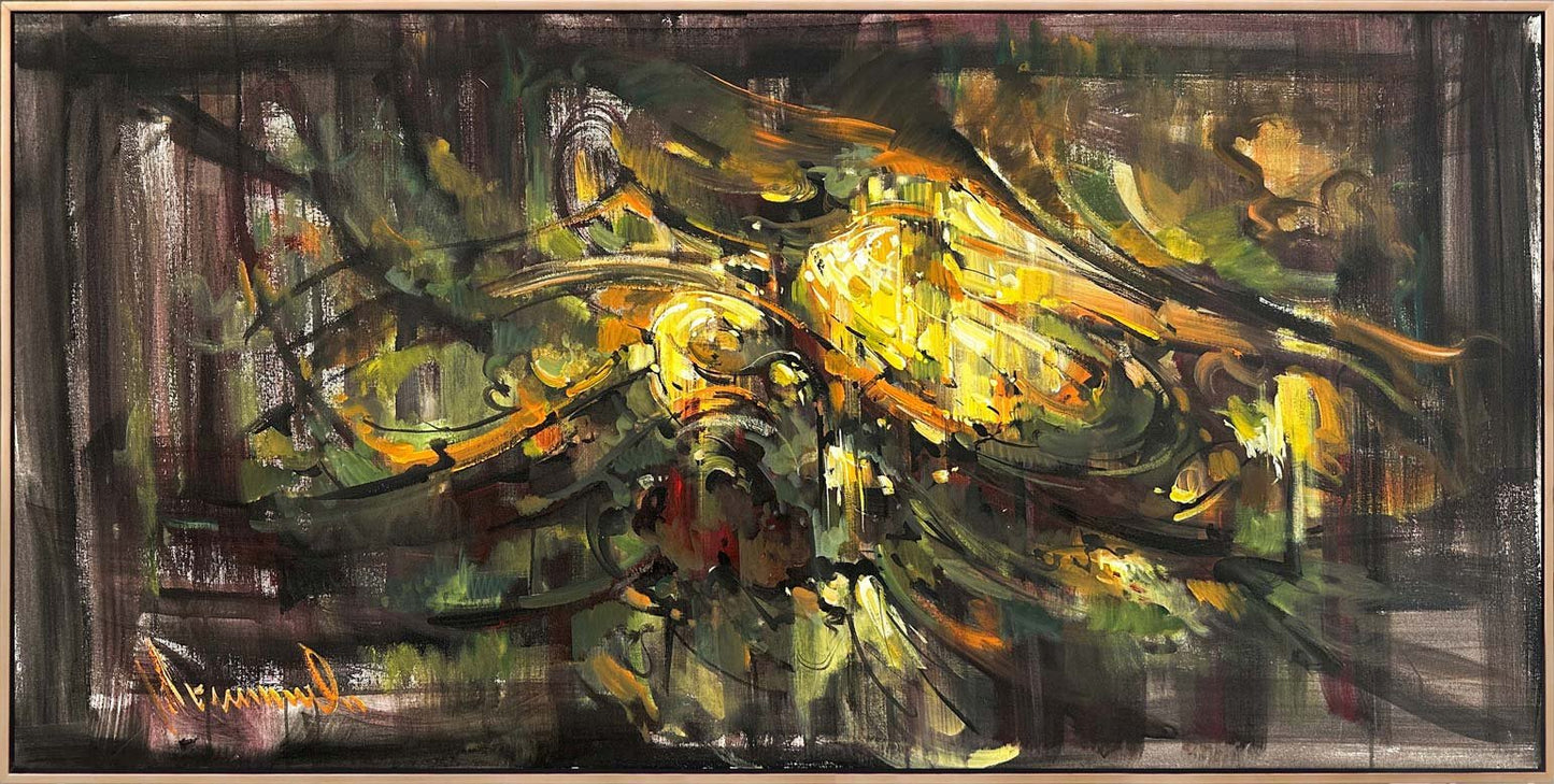 Görünmeyen Dünya Yağlı Boya Tablosu