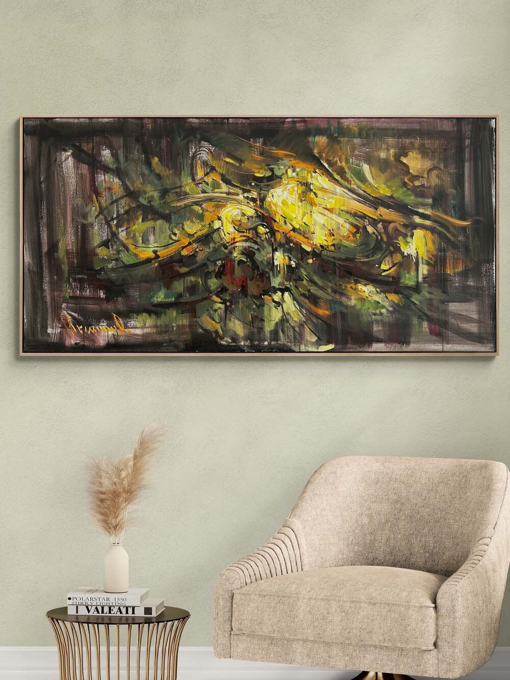 Görünmeyen Dünya Yağlı Boya Tablosu