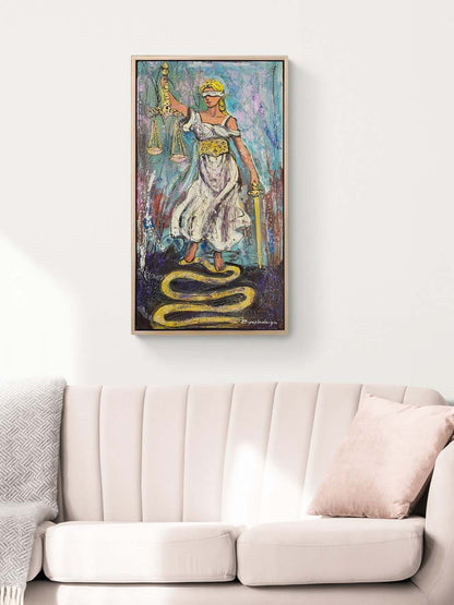 Adaletin Işığı Yağlı Boya Tablosu