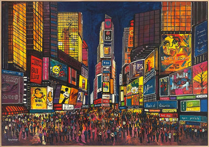 Işığın Nabzı Times Yağlı Boya Tablosu