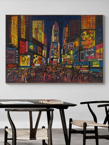 Işığın Nabzı Times Yağlı Boya Tablosu