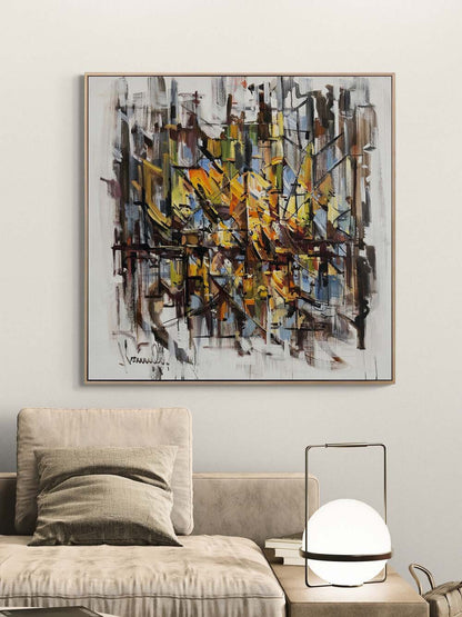 Dönüşümün İzleri Yağlı Boya Tablosu