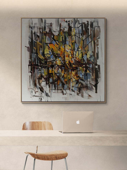 Dönüşümün İzleri Yağlı Boya Tablosu