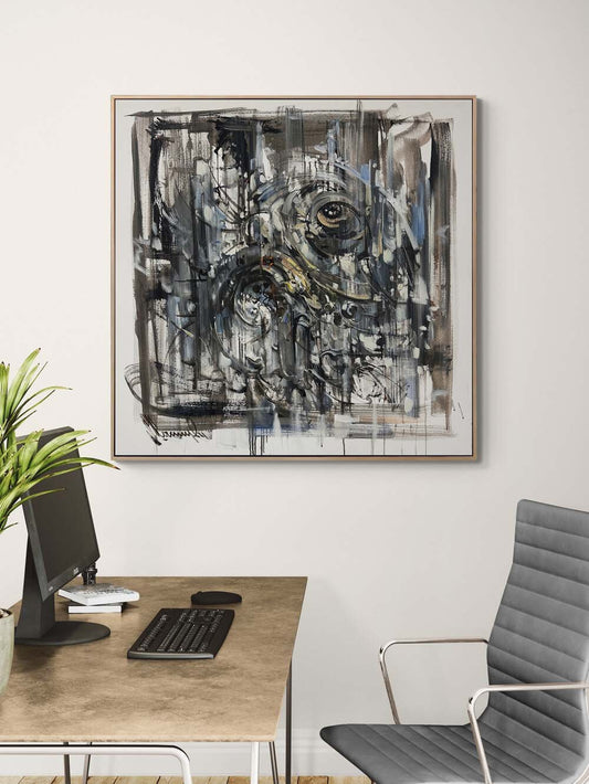 Zamansız Bir An Yağlı Boya Tablosu