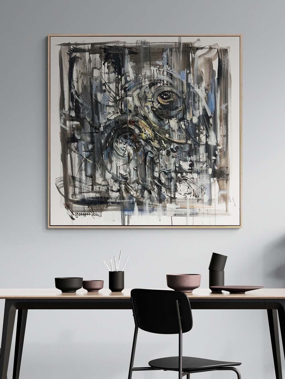 Zamansız Bir An Yağlı Boya Tablosu