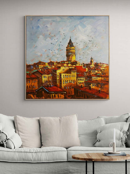 Boğazın Gözcüsü Yağlı Boya Tablosu