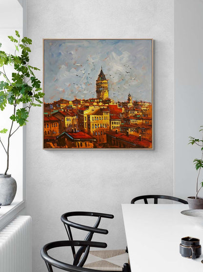 Boğazın Gözcüsü Yağlı Boya Tablosu