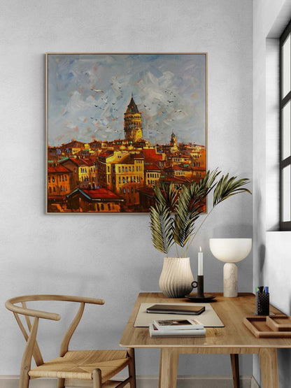 Boğazın Gözcüsü Yağlı Boya Tablosu