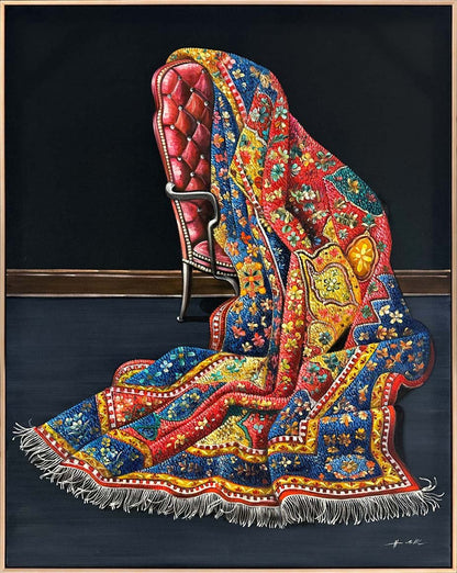 Efsanevi Motifler Yağlı Boya Tablosu