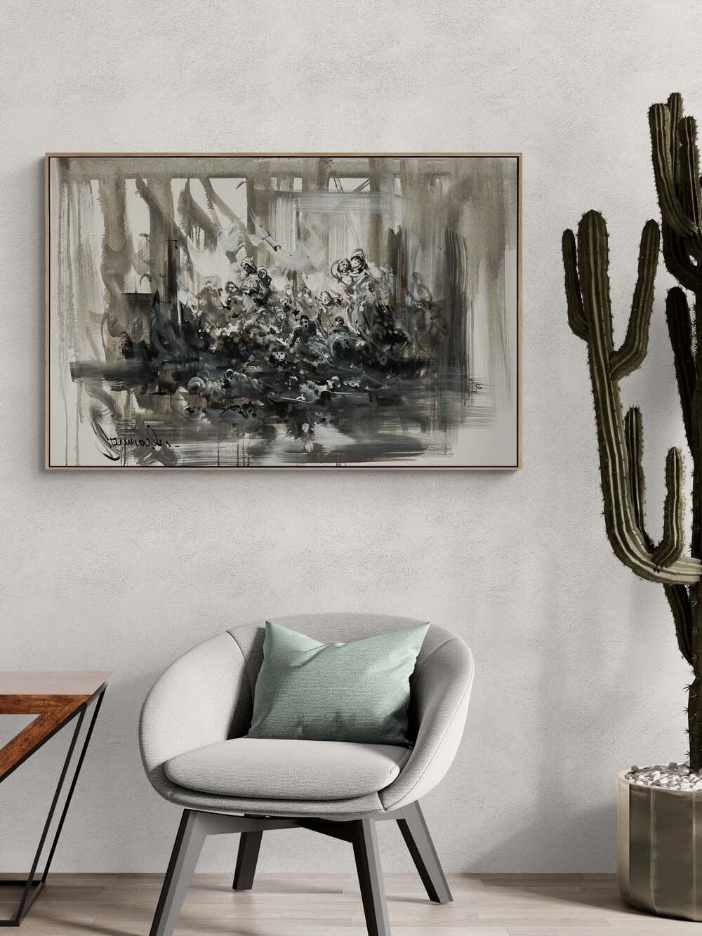 Son Direniş Yağlı Boya Tablosu