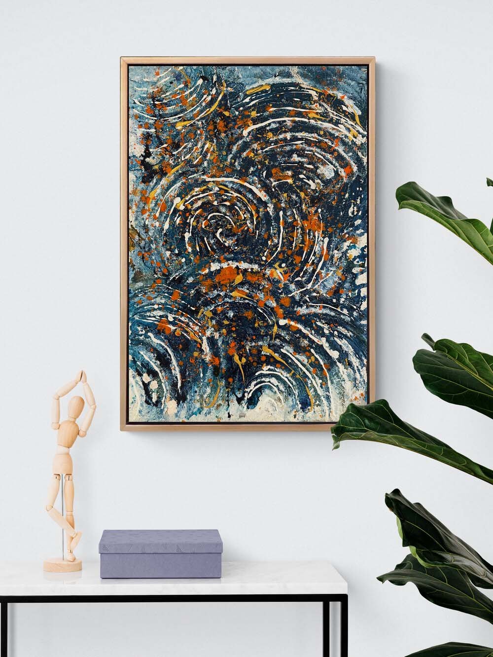 Duygusal Dalgalar Yağlı Boya Tablosu