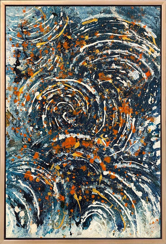 Duygusal Dalgalar Yağlı Boya Tablosu