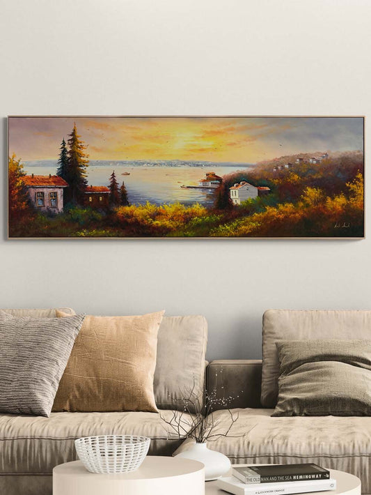 Beykoz’da Gün Doğumu Yağlı Boya Tablosu