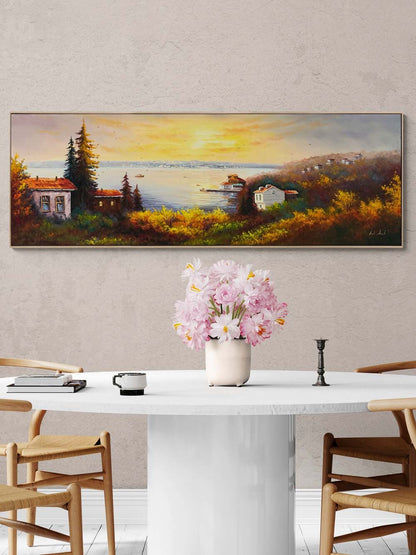 Beykoz’da Gün Doğumu Yağlı Boya Tablosu