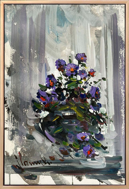 Gönül Çiçeği Yağlı Boya Tablosu