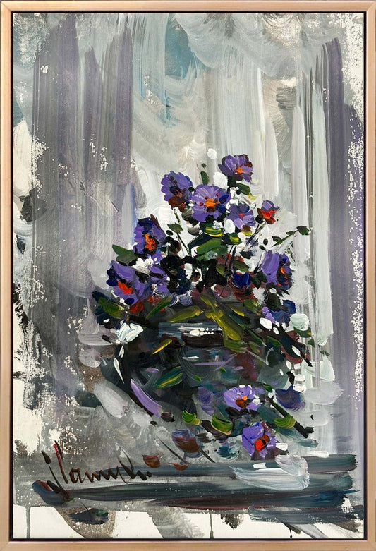 Gönül Çiçeği Yağlı Boya Tablosu