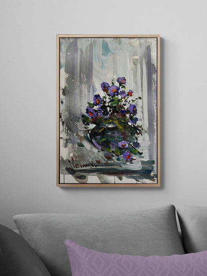 Gönül Çiçeği Yağlı Boya Tablosu