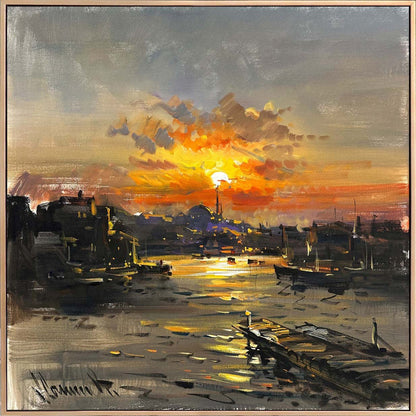 İskeleden İstanbul Yağlı Boya Tablosu