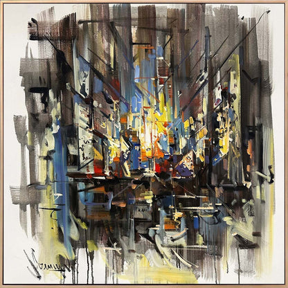 Soyut Ufuk Yağlı Boya Tablosu